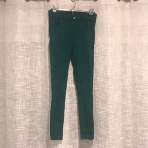 Emerald Stretchy Ankle Pants